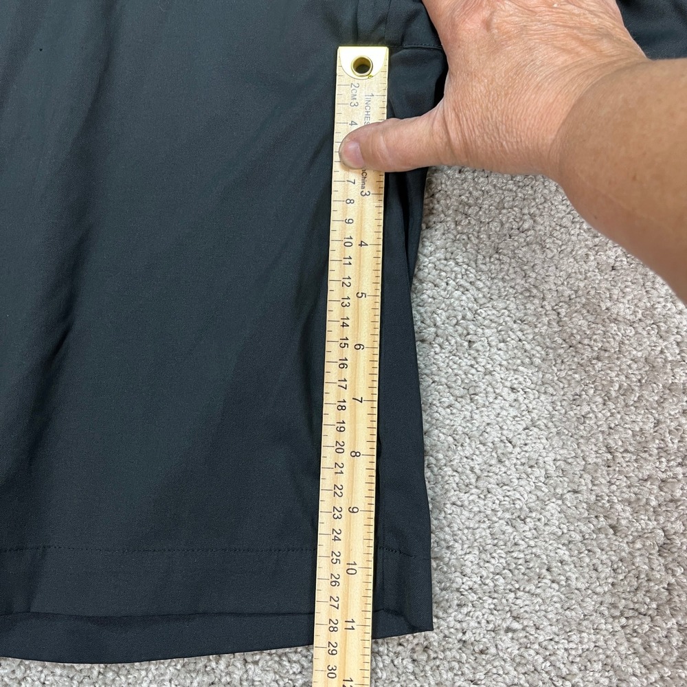 Nike Golf Shorts Men 36 Black Flat Front Stretch Tour Performance Dri-FIT Swoosh - Picture 10 of 11